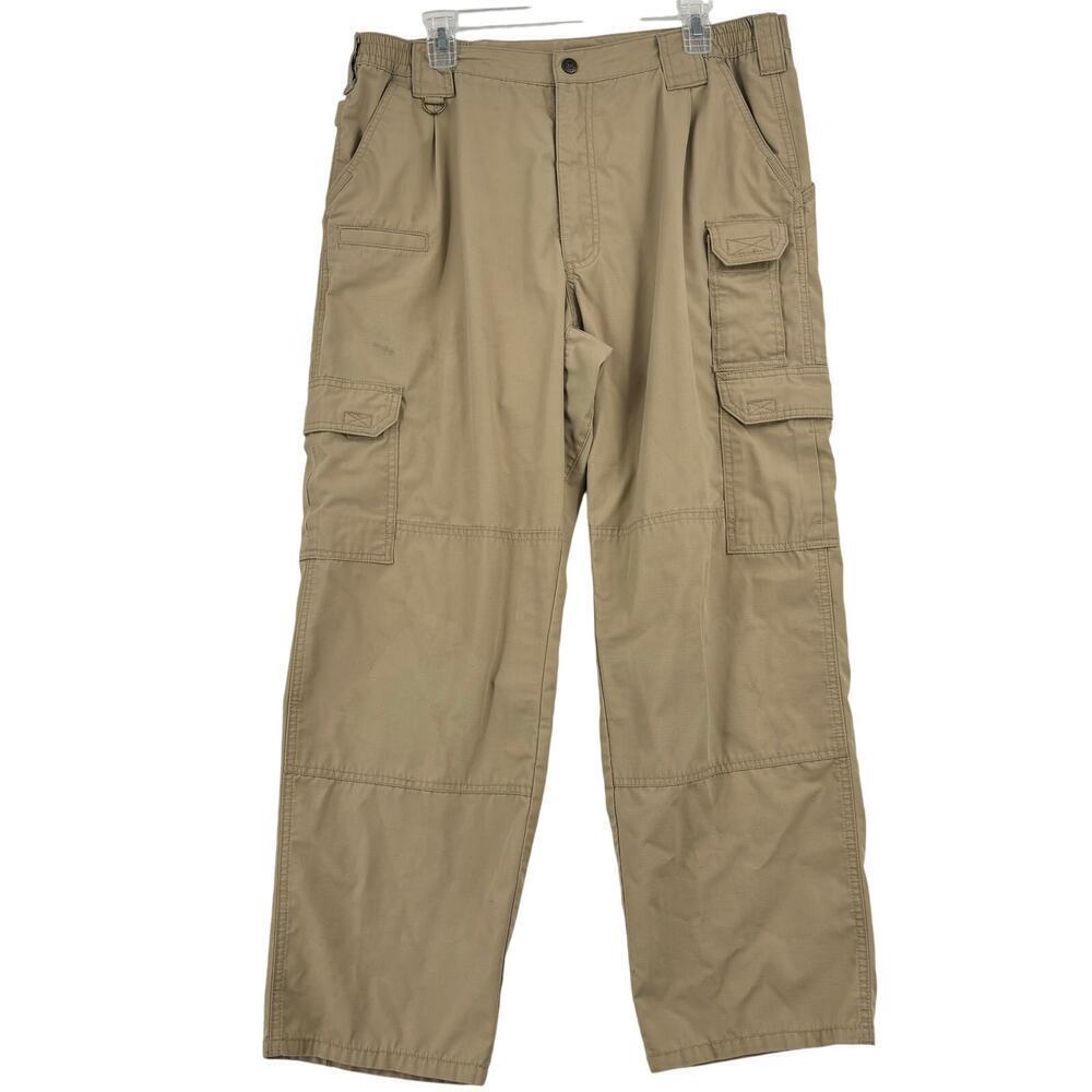 5.11 Tactical Cargo Pants Performance Ripstop Khaki Tan Men's Size 38 x 30